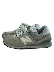 NEW BALANCE◆ニューバランス/WL574/24cm/GRY/スウェード