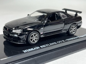 京商 1/64 06084BK　SKYLINE GT-R BNR34 V-spec2