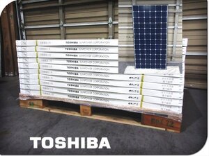 ■未使用品■TOSHIBA/東芝■240W■シリコン単結晶系/Sシリーズ■ソーラーパネル/太陽電池モジュール■10枚/SPR-240NE-WHT-J/185万/khhk858m