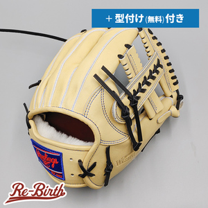 【新品 (高校野球対応)】 ローリングス 硬式グローブ / 内野手用 無料型付け (Rawlings グラブ)[NE841]