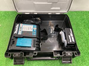 【中古品】makita(マキタ) 18v6.0Ahバッテリ(雪マークあり)+充電器セット BL1860B+DC18RF　ITHX301WJSIU