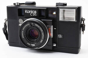 ★外観美品★ コニカ Konica C35 AF HEXANON 38mm F2.8 コンパクトフィルムカメラ MS7-3 B52 ★★ #1592 #4011 #26