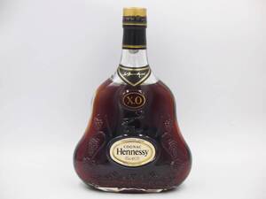 【未開栓】Hennessy ヘネシー X.O XO 金キャップ クリアボトル ブランデー コニャック 700ml 40% [17906-ajgjj]