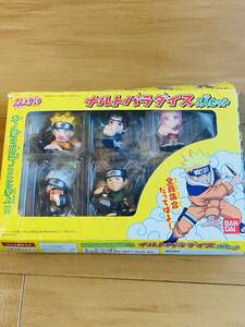 未使用★NARUTO ナルトパラダイス ５人セット 人形 フィギュア 玩具 オモチャ BANDAI バンダイ