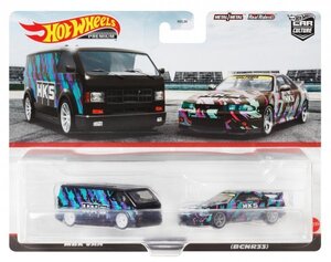 即決☆☆ 日産スカイライン GT-R (BNCR33) / MBK バン SKYLINE GT-R BCNR33 1BOX VAN プレミアム 2パック ホットウィール　Hot Wheels