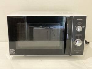 2409322 東芝 TOSHIBA 電子レンジ ER-SM17（W） ホワイト 50／60 HZ共用 2022年製 ダイヤル式フラット庫内 動作確認済