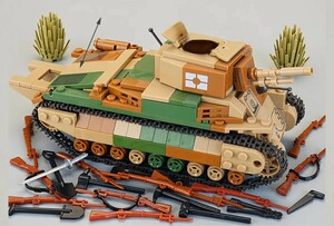 【新品】WW2大日本帝国陸軍 八九式中戦車　レゴ互換 外箱なし第二次世界大戦 ミリタリー ブロック戦車 LEGO互換