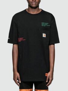 新品 正規 heron preston carhartt wip Tシャツ M オーバーサイズ ヘロン プレストン カーハート