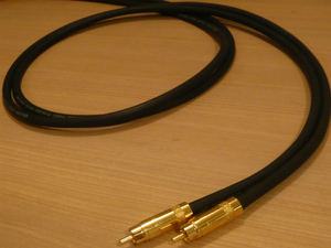 ★ RCAケーブル 1m 立井電線 SOFTEC MIC CORD 0.75sq 金メッキ (L.R識別処理可) ★