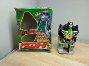 当時物 バンダイ BANDAI DXドラゴンシーザー　ジャンク 恐竜戦隊ジュウレンジャー 変形ロボット 1992年 守護獣 おもちゃ 電動プラデラ