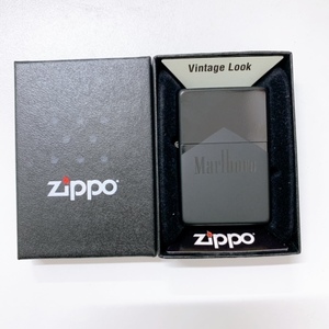 ZIPPO ジッポー Marlboro マルボロ 未来の選択肢に、MAYBEはない。ブラック 箱付き