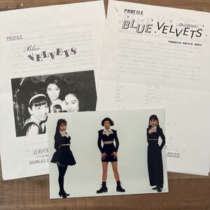 BLUE VELVETS 宣材セット