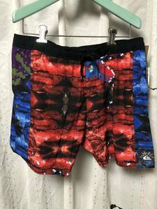 新品 JULIEN DAVID × QUIKSILVER 水着 L 定価13,400円 スイムショーツ サーフショーツ コラボ 限定