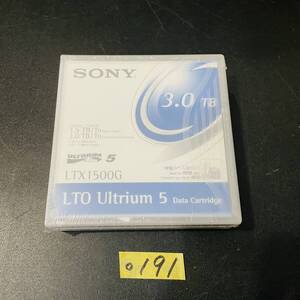 (ヤ)〇191【未開封品】SONY LTX1500G LTO Ultrium5 データカートリッジ 最大記憶容量1.5TB(圧縮時3.0TB) 高性能カートリッジ ソニー