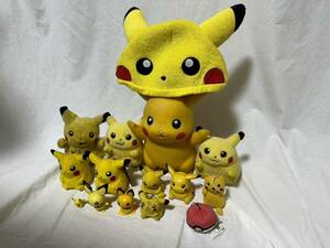 □1円～売り切り□ポケモン ピカチュウ ピチュー ぬいぐるみ等 まとめ売り