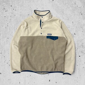 古着 PATAGONIA SYNCHILLA FLEECE JACKET KHAKI パタゴニア シンチラ フリースプルオーバー【Vintage】