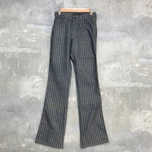 ◆お洒落な逸品◆ARMANI JEANS/アルマーニジーンズ デニム パンツ ジーンズ ストライプ柄 サイズ25 レディース K161 ｃ4383