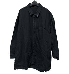 n.hoolywood エヌハリウッド BIG SHIRTビッグシャツ 黒42