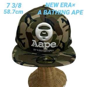 NEW ERA×A BATHING APE コラボ キャップ B10359