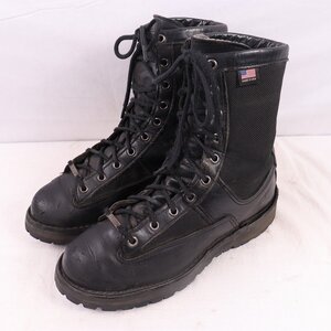 ダナー アケーディア US 7 D /25.0cm 位 ゴアテックス DANNER UNIS ACADIA 黒 21210 ブーツ レザー トレッキング 中古 古着 eb1447