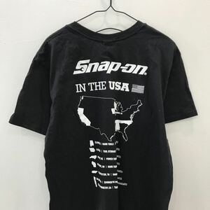 RN143 スナップオン USA 100周年 工具 ツール 半袖 Tシャツ 黒 メンズ M