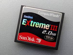 SanDisk CompactFlash Ultra III 2GB CFカード ケース付き サンディスク コンパクトフラッシュ メモリーカード 動作確認済み