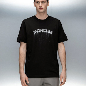 送料無料 197 MONCLER モンクレール 8C00002 89A17 ブラック Tシャツ カットソー 半袖 size S