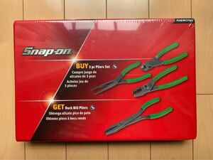 超希少 グリーン 未使用 未開封 Snap-on スナップオン プライヤー 4本セット PL307ACF61 ニッパー ロングノーズ 