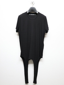 SALE30%OFF/JULIUS・ユリウス/COTTON RIB CUT & SEWN5/BLACK・1