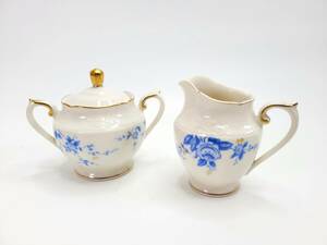 【長期保管品】ノリタケ　アイボリーチャイナ ミルクピッチャー　シュガーポット　オールドノリタケ　noritake レトロ　ビンテージ