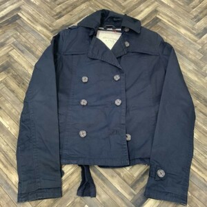 ヤM1132 ネイビー S アバクロ A&F ピーコート