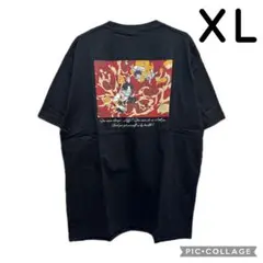 GU ONE PIECE グラフィックT エース 半袖 ブラック XL