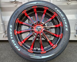 タイヤホイール新品 4本セット トーヨー TOYO H30 225/50R18 200系ハイエース バウンティコレクション BD12 18インチ