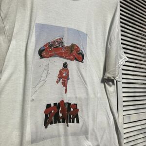 AMAF 1スタ 白 アニメ Tシャツ アキラ AKIRA 漫画 キャラ 90s 00s ビンテージ アメリカ 古着 ベール 卸 仕入れ