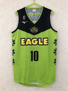 美品 レバンガ北海道 レプリカユニフォーム サイズS #10 市岡ショーン LEVANGA HOKKAIDO B.LEAGUE バスケットボール ミズノ