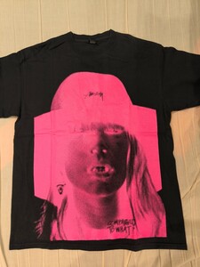 STUSSY COMPARED TO WHAT? GIRL Tシャツ　フォトT ステューシー　ヴィンテージ　00s TEE