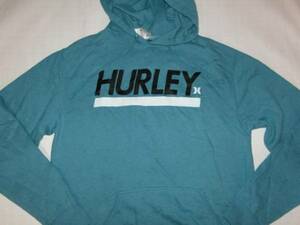 USA購入 Hurley 薄手生地 ロゴプリントプルオーバーパーカーUS L