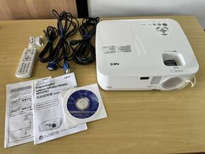 プロジェクタ　NEC ViewLight NP600J　VGA コンポジット RCA アナログ　DVI 入力対応　リモコン付き