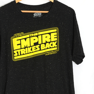 MT1678 EMPIRE STRIKESBACK スターウォーズ STAR WARS Tシャツ XXL 肩52 アメリカ古着 映画 メール便可 xq