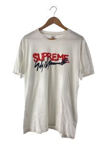 Supreme◆20AW/YOHJI YAMAMOTO LOGOTEE/Tシャツ/L/コットン/WHT