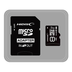 まとめ得 HIDISC microSDHCカード 8GB CLASS10 UHS-1対応 高速転送 Read70 SD変換アダプタ付き HDMCSDH8GCL10JP3 x [3個] /l