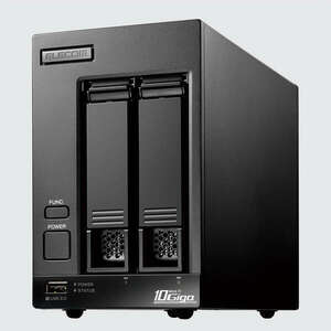 2ベイデスクトップ型NAS 8TB(4TBx2台) Windows Server IoT 2022 for Storage Standard Edition搭載: NSB-72D08TS22