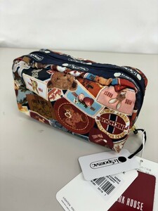 未使用品　レスポ　ピンクハウス　ポーチ　美品　LeSportsac　PINK HOUSE　ワッペン　タグ付き