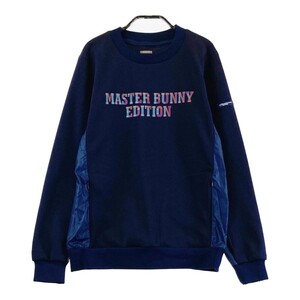 【1円】MASTER BUNNY EDITION マスターバニーエディション 切替スウェット トレーナー ネイビー系 1 [240101246066]