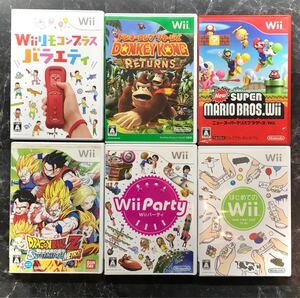 ニンテンドー★Wiiソフト　6点まとめ売り★《USED》