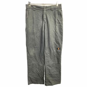 Dickies ワークパンツ W34 ディッキーズ リラックスフィット グレー メキシコ製 古着卸 アメリカ仕入 2404-648