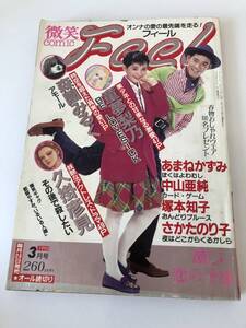 即決　微笑comic Feel フィール　1990年3月号　森園みるく/童夢梨乃/久掛彦見/あまねかずみ　レディースコミック/レトロ/オール読切り