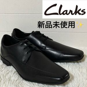 Clarks クラークス　ビジネスシューズ　ドレスシューズ　ブラック　黒　Glement 