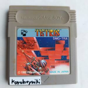 テトリス type-A BGM korobeyniki GameBoy ゲームボーイ 動作確認済・端子清掃済[GB8234_553]