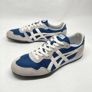 即決!未使用! Onitsuka Tiger SERRANO サイズ 27 青 白 灰 1183B400 / オニツカタイガー セラーノ